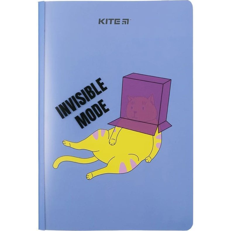 Блокнот для записів Kite Invisible mood A5+ в клітинку 40 аркушів блакитний (K23-460-3) - фото 1