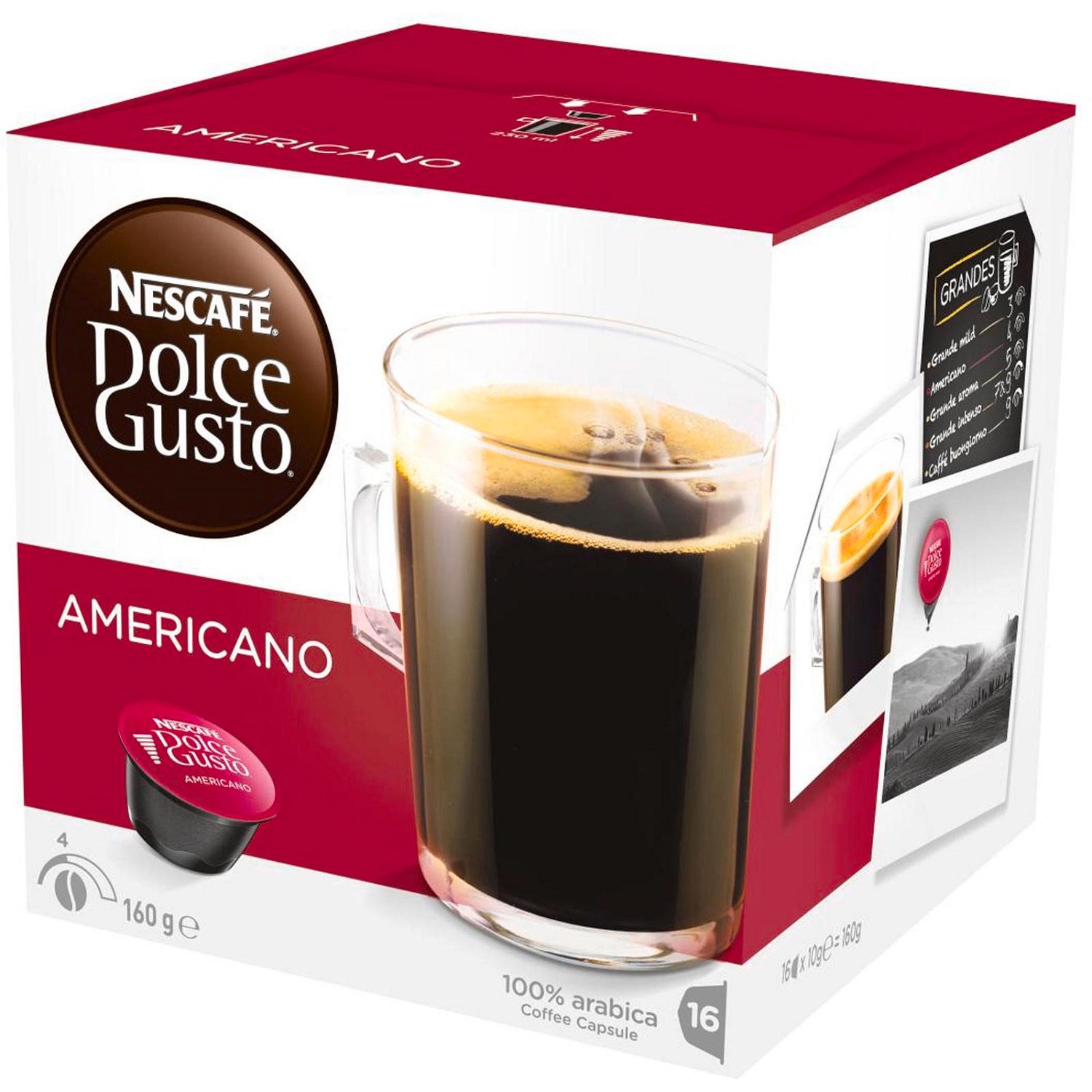 Кава в капсулах Nescafe Dolce Gusto Americano, 16 капсул (865887) - фото 2