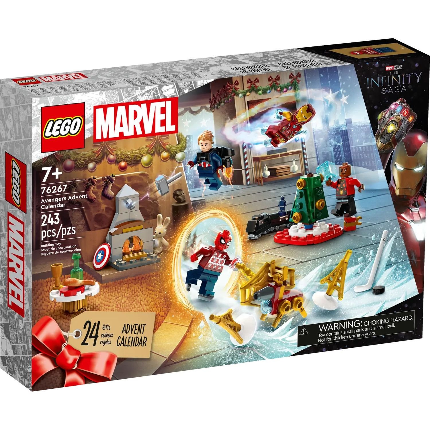 Конструктор LEGO Super Heroes Marvel Новогодний календарь Мстители на 2023 год, 243 детали (76267) - фото 2