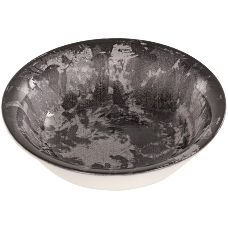 Тарілка супова Alba ceramics Graphite, 14 см, чорна (769-023) - фото 2