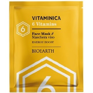 Маска для обличчя Bioearth Vitaminica 6 Vitamins 15 мл - фото 1
