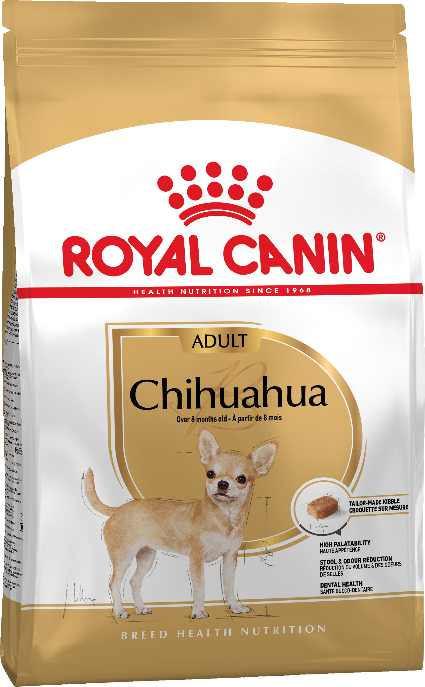 Сухой корм Royal Canin Chihuahua Adult для взрослых собак, с мясом птицы и рисом, 0,5 кг - фото 1