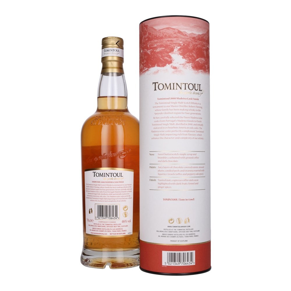 Віскі Tomintoul Madeira Cask Finish 15 yo Single Malt Scotch Whisky 2008 46% 0.7 л в коробці - фото 2