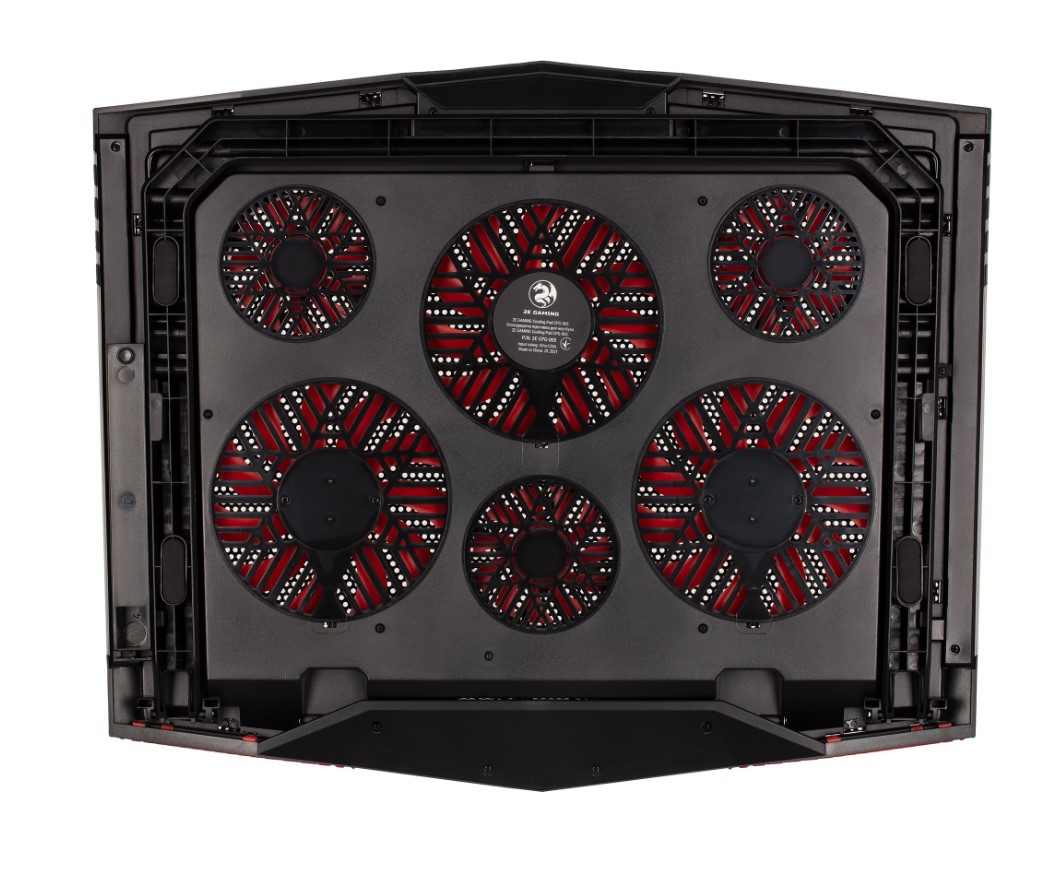 Охолоджувальна підставка для ноутбука 2E Gaming CPG005 6xFan RGB LED 17.3 дюймів  - фото 4