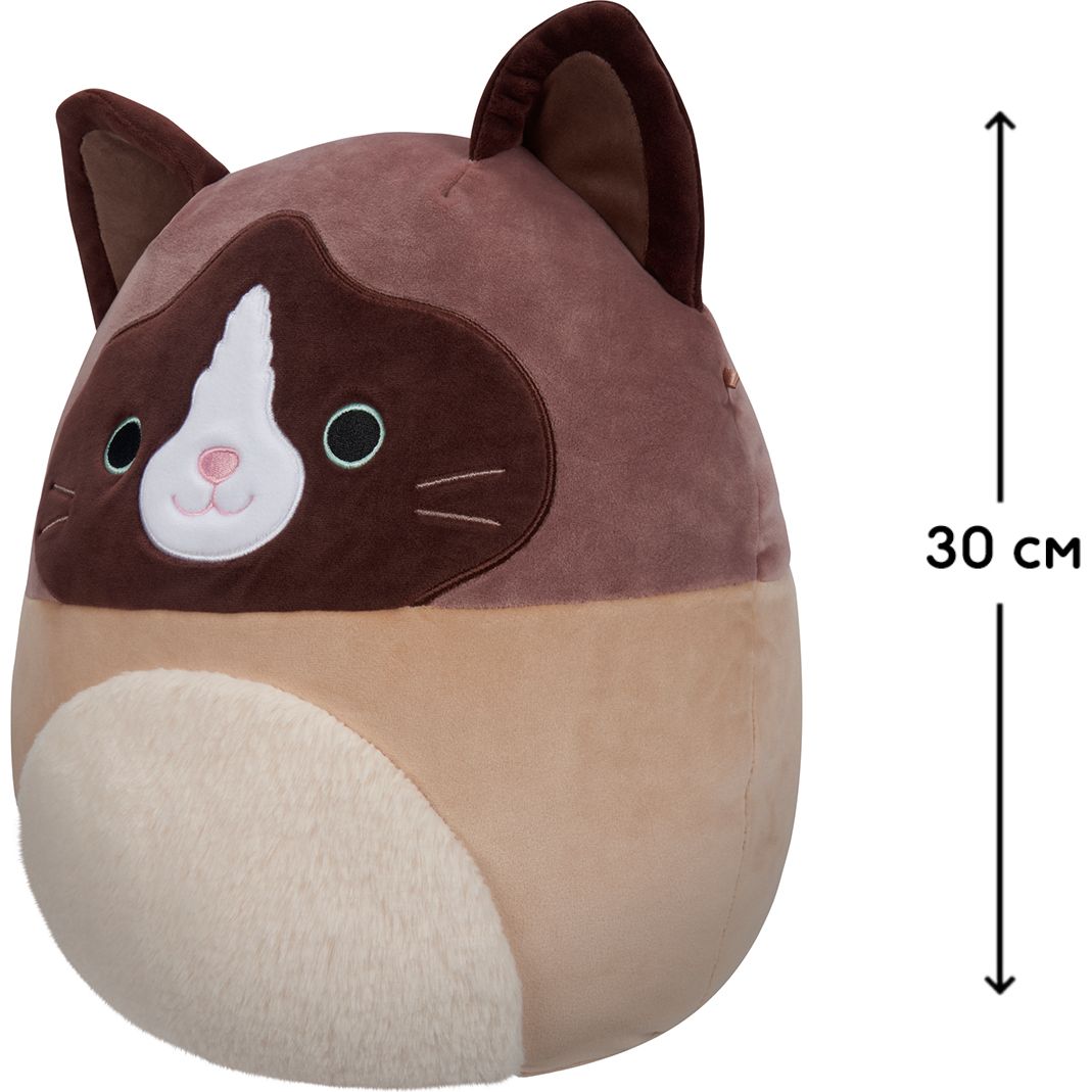 М'яка іграшка Squishmallows Кіт Вудворд 30 см (SQCR05423) - фото 4