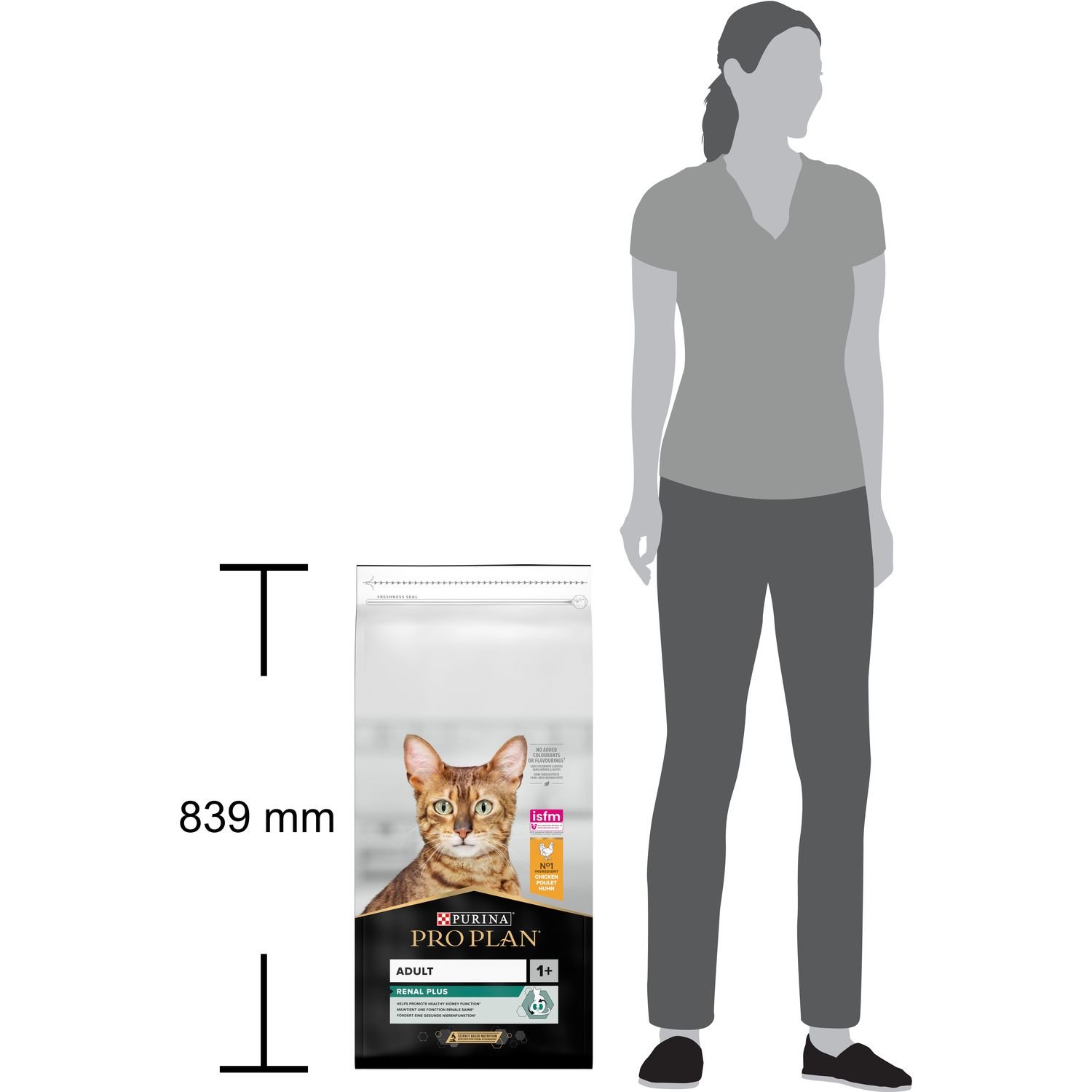 Сухой корм Purina Pro Plan Adult 1+ Renal Plus для взрослых кошек с курицей 14 кг - фото 4