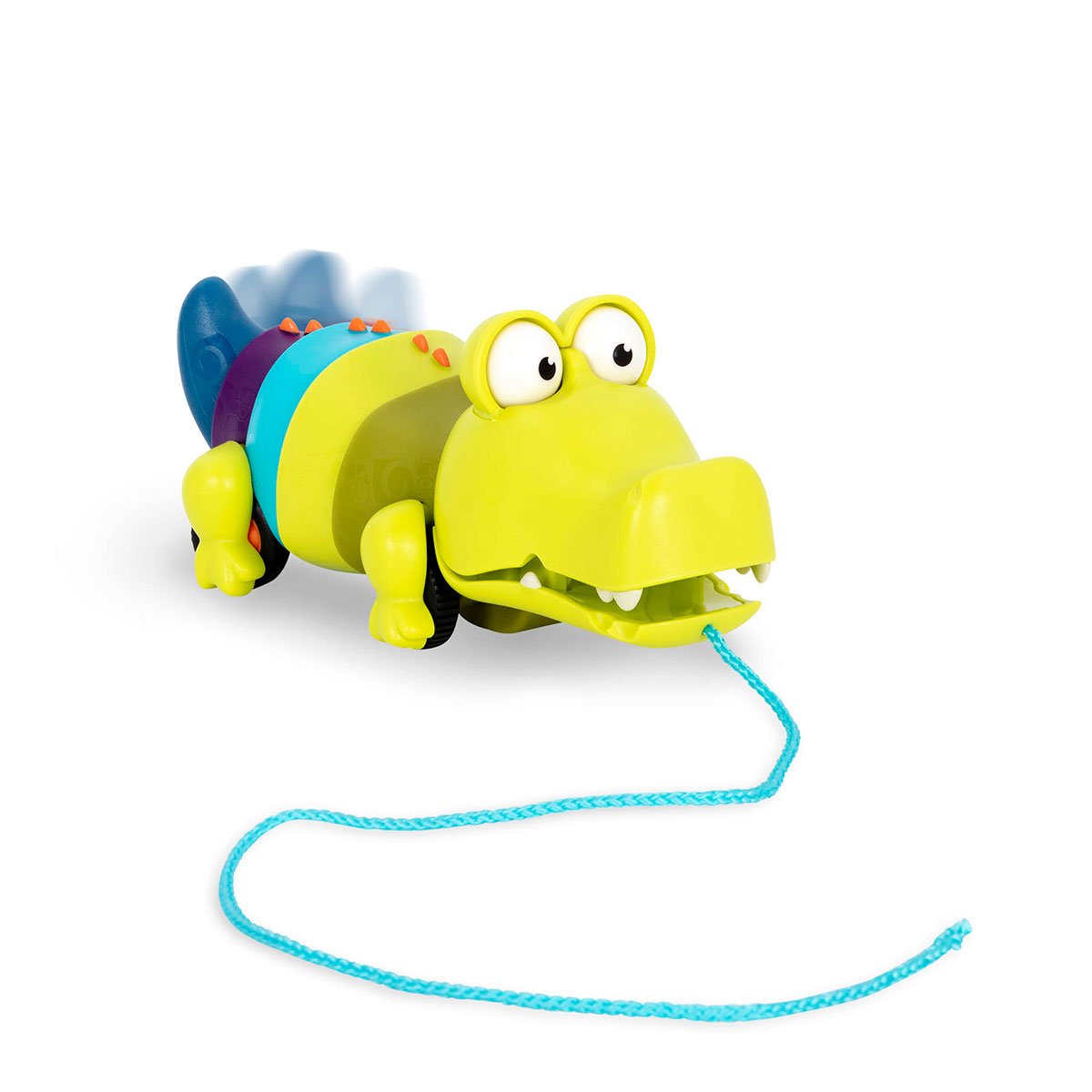 Іграшка-каталка на мотузочці Battat Крокодил Клац-Клаус (BX1674Z) - фото 2