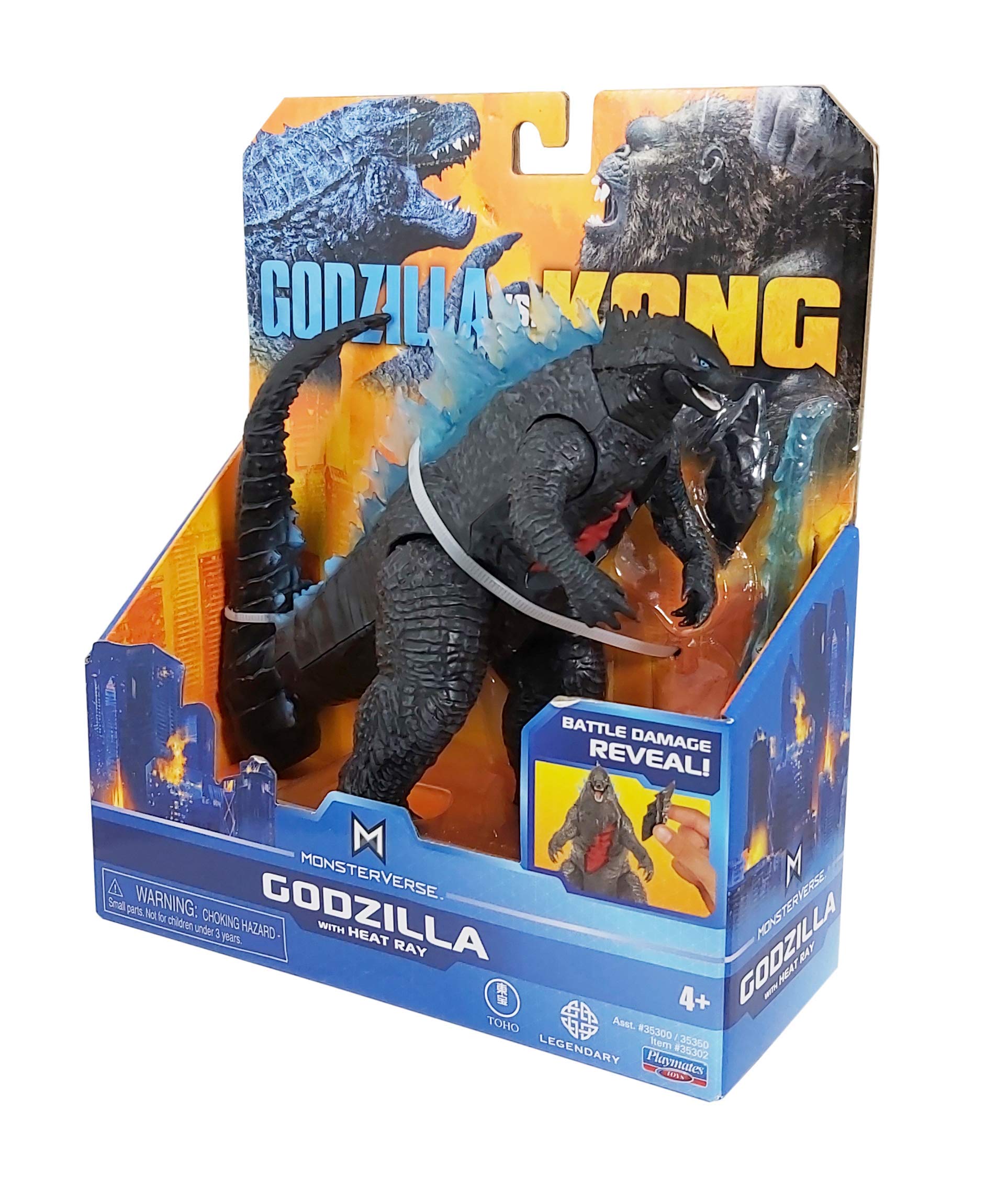 Фигурка Godzilla vs. Kong Мегагодзилла с протонным лучом, 15 см, синий (35311) - фото 3