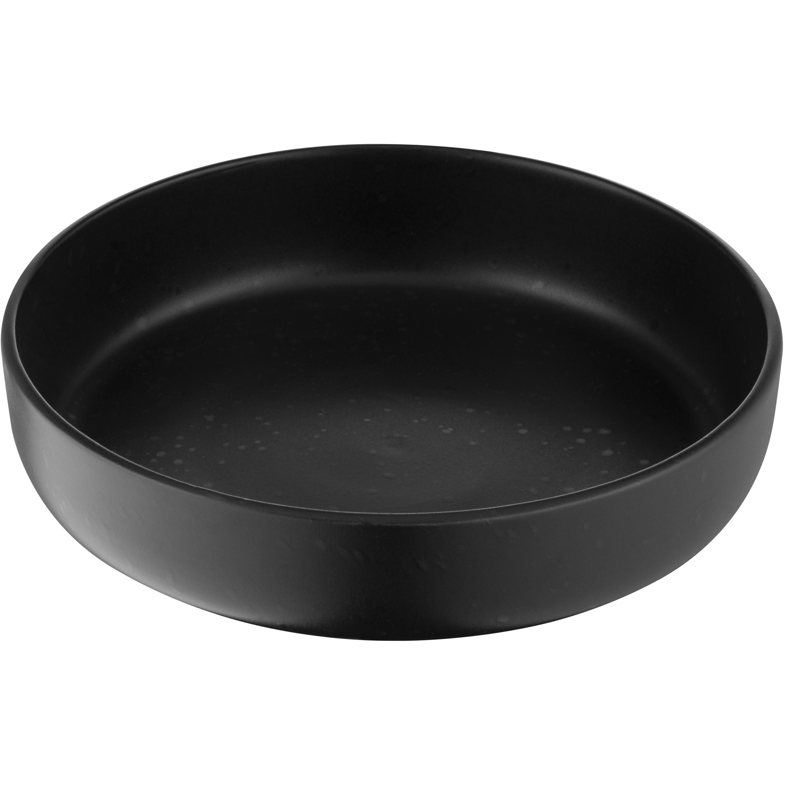 Тарелка суповая Ardesto Trento, 21,5 см, черная (AR2921TB) - фото 3