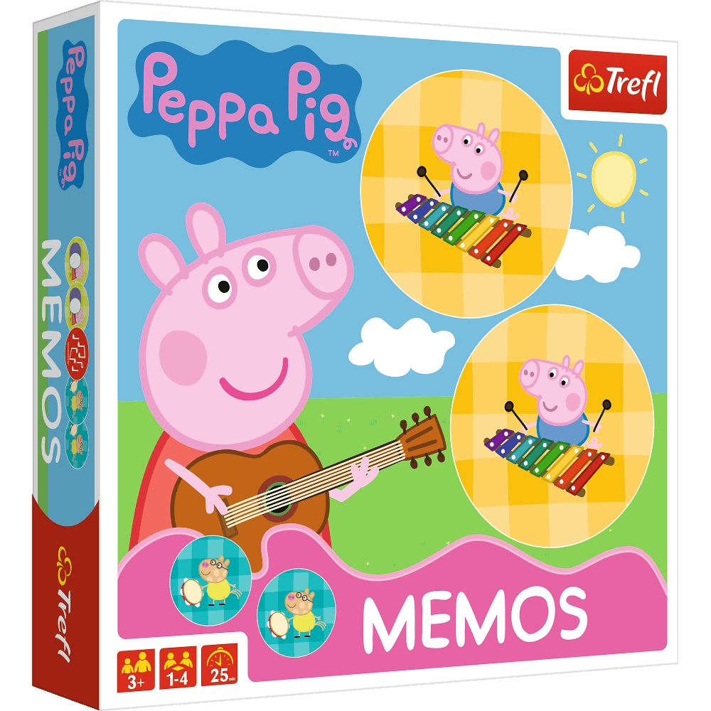 Настольная игра Trefl Свинка Пеппа Мемос с Пеппой - фото 2