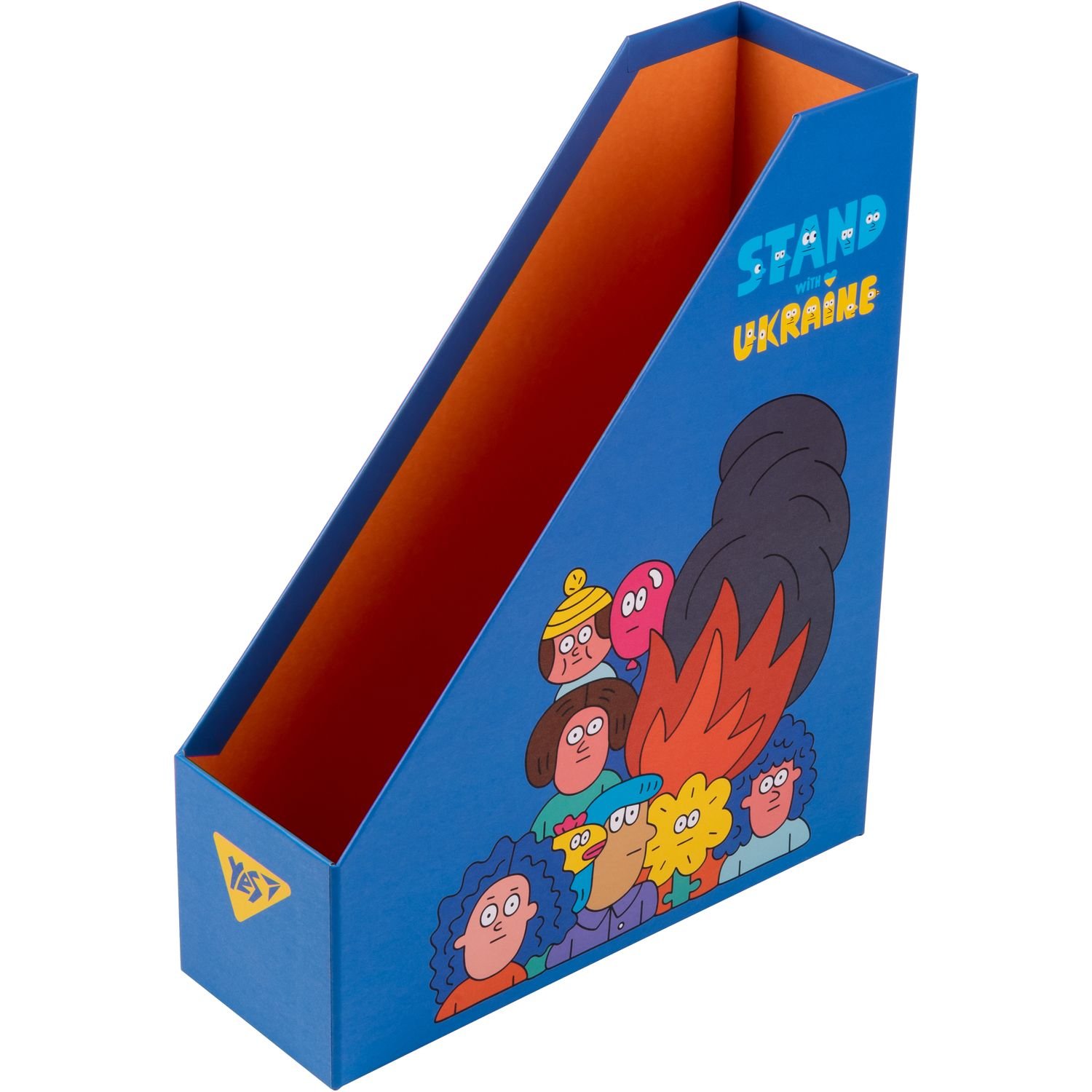 Настільний органайзер у наборі Yes Stand with Ukraine, картон, 4 предмети, різнобарвний (450130) - фото 5