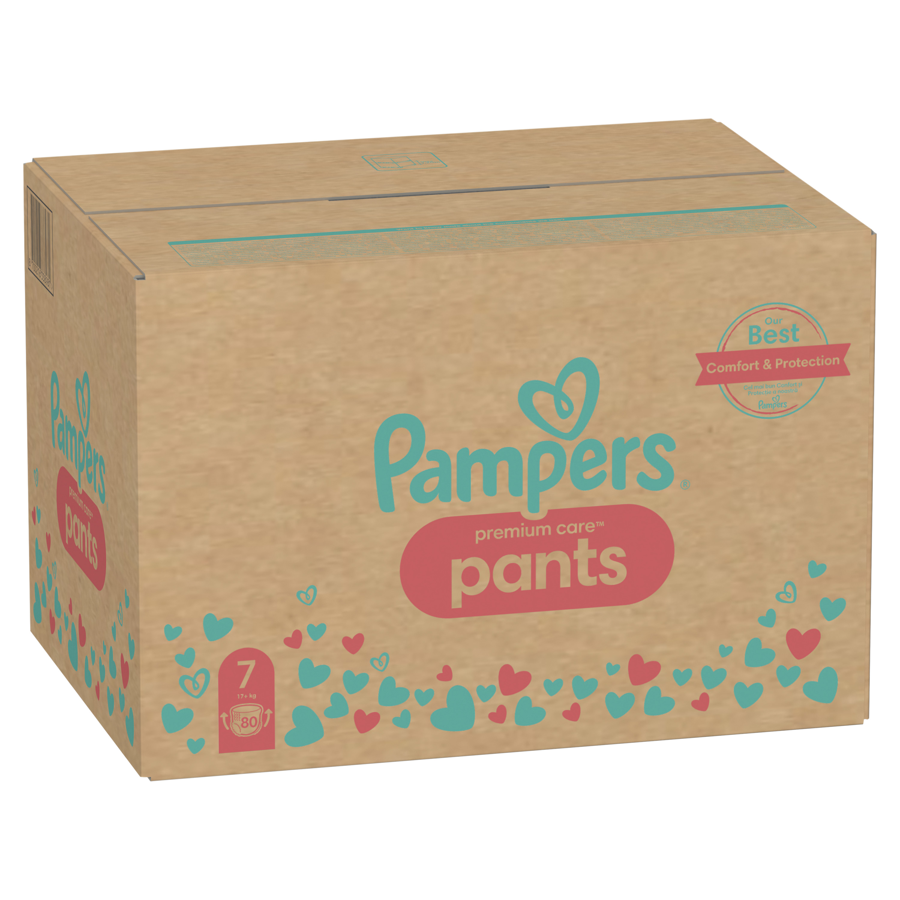 Підгузки-трусики Pampers Premium Care Pants Giant Plus 7 (17+кг) 80 шт. - фото 3
