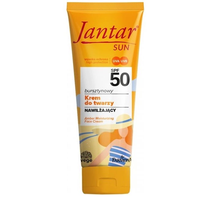 Янтарний крем для обличчя Farmona Jantar Sun, зволожуючий, 50 мл - фото 1