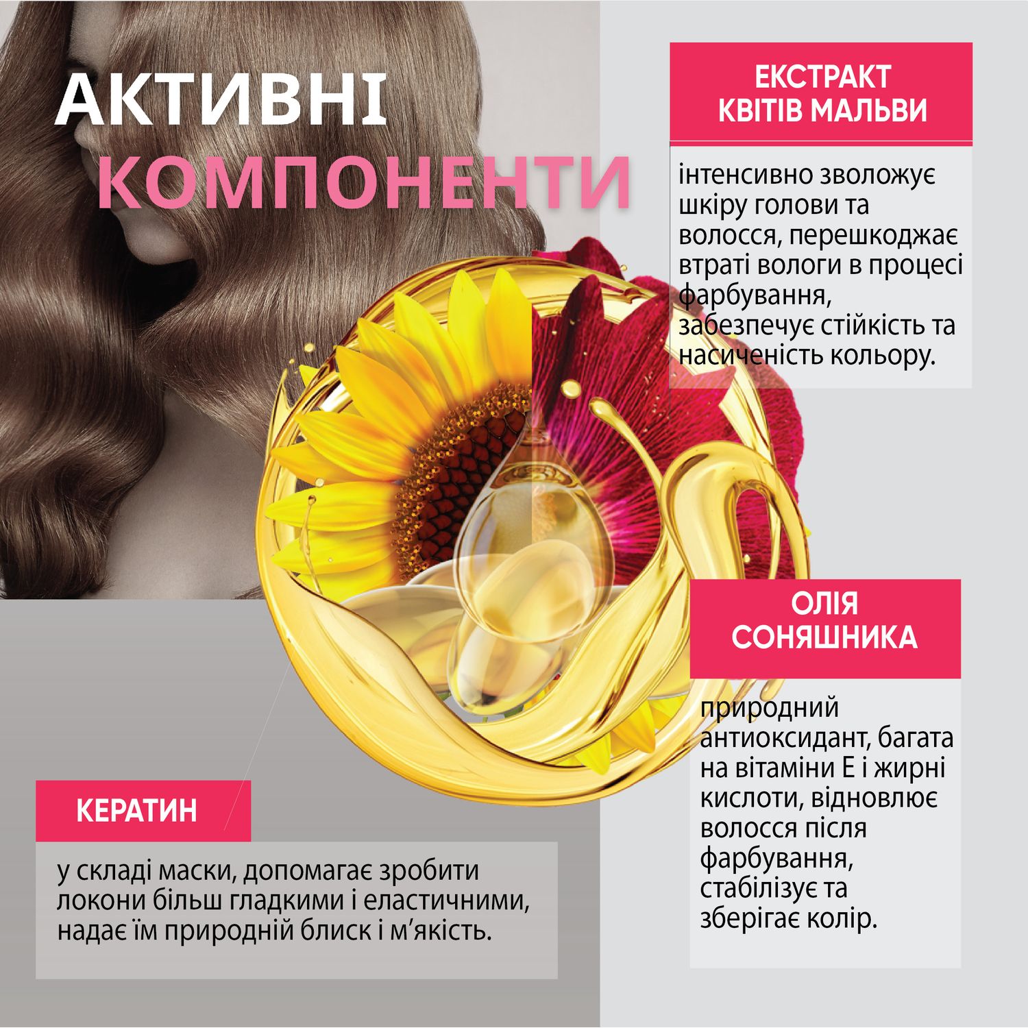 Стойкая крем-краска для волос Malva Color Revive оттенок 42 каштановый 103 мл - фото 5