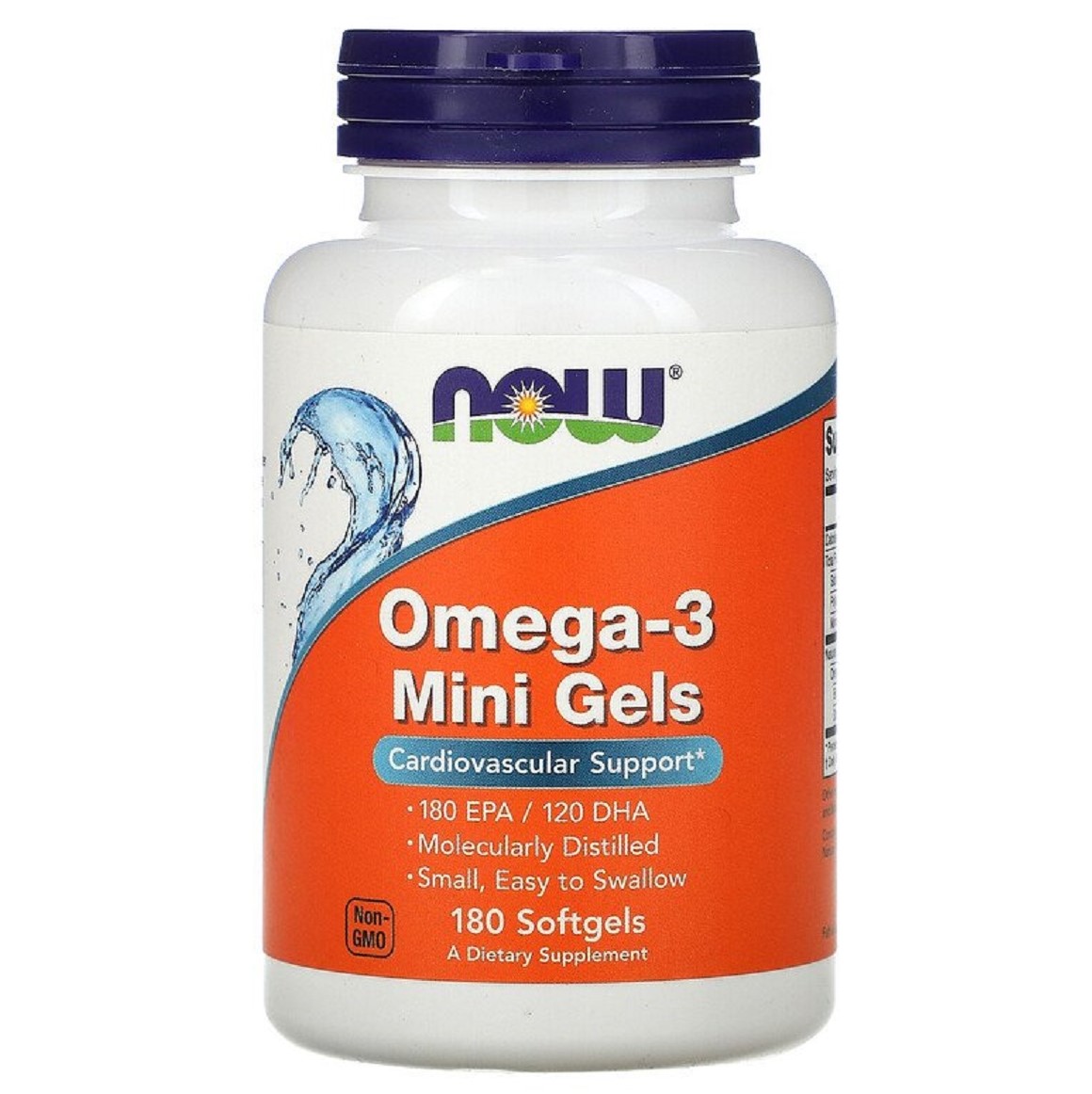 Омега-3 Now Foods Omega-3 Mini Gels 180 м'яких таблеток - фото 1