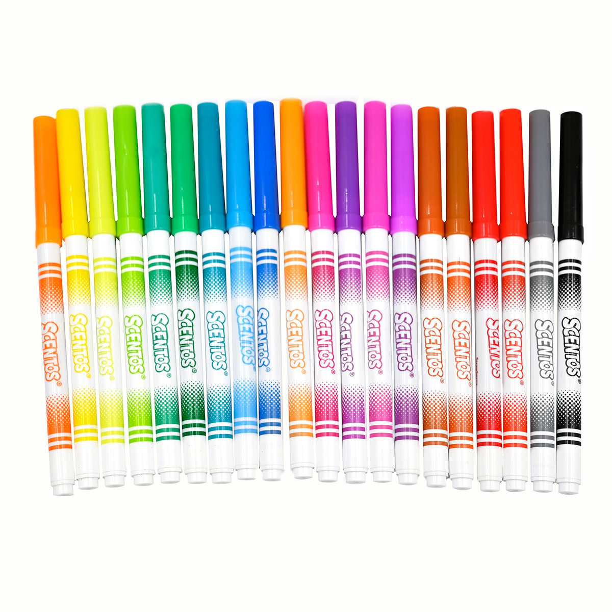 Набір ароматних маркерів для малювання Scentos Тонка лінія 20 кольорів (20435) - фото 2