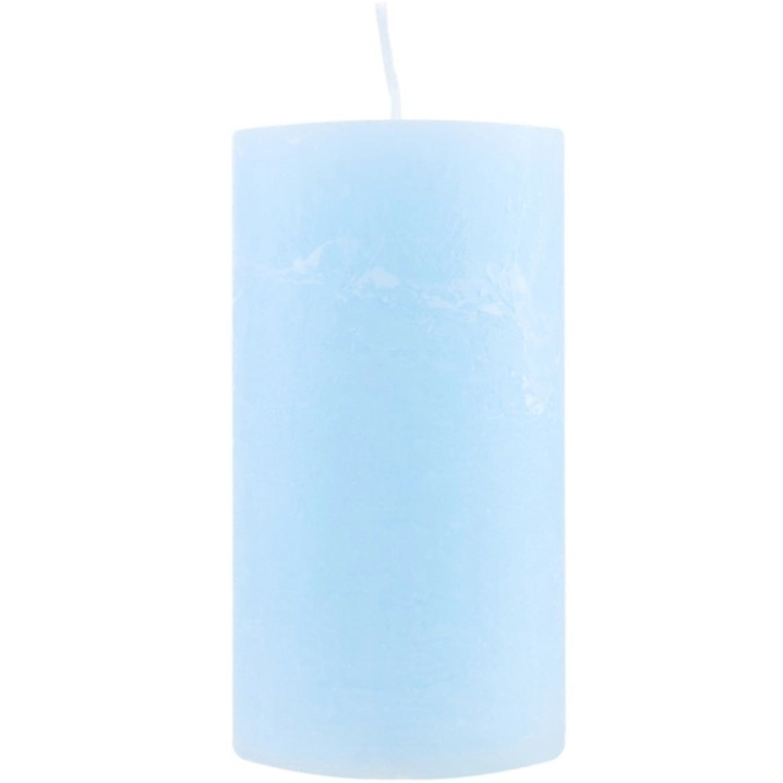 Свічка Pragnis Рустік, 5,5х10 см, блакитна (C5510-550) - фото 1