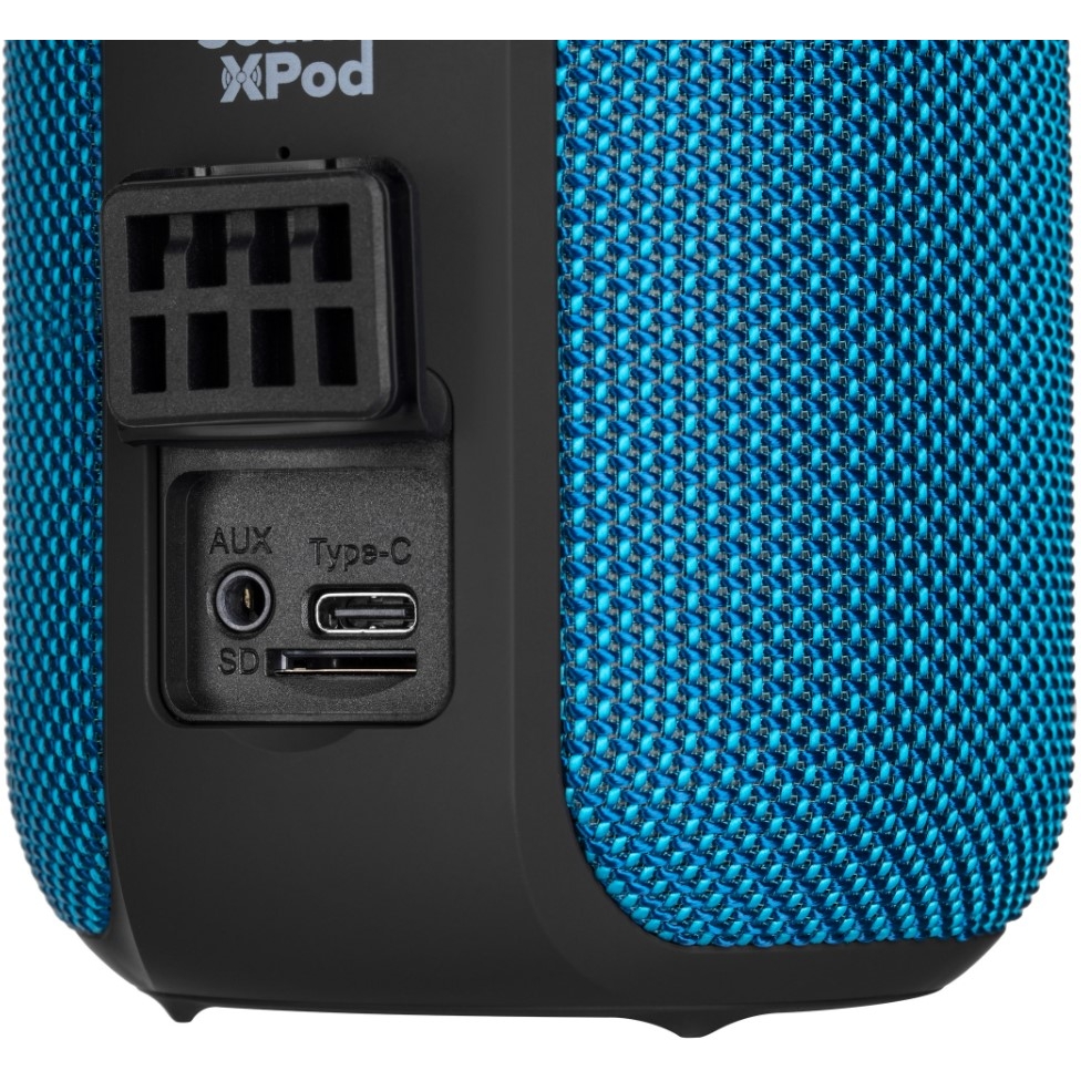 Портативна колонка 2E SoundXPod Bluetooth TWS Waterproof Blue - фото 2