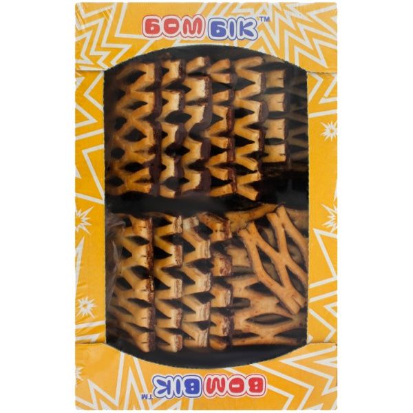Печенье Бом-Бик Сенсация с черной глазурью сдобное 350 г (841408) - фото 3