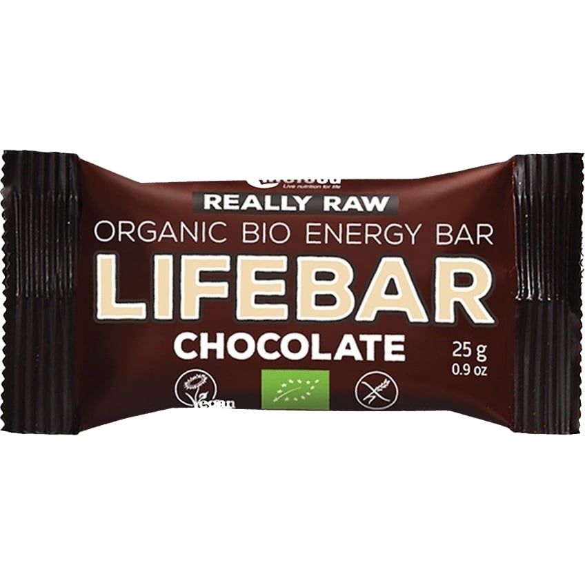 Батончик Lifefood Lifebar Шоколад міні органічний 25 г - фото 1
