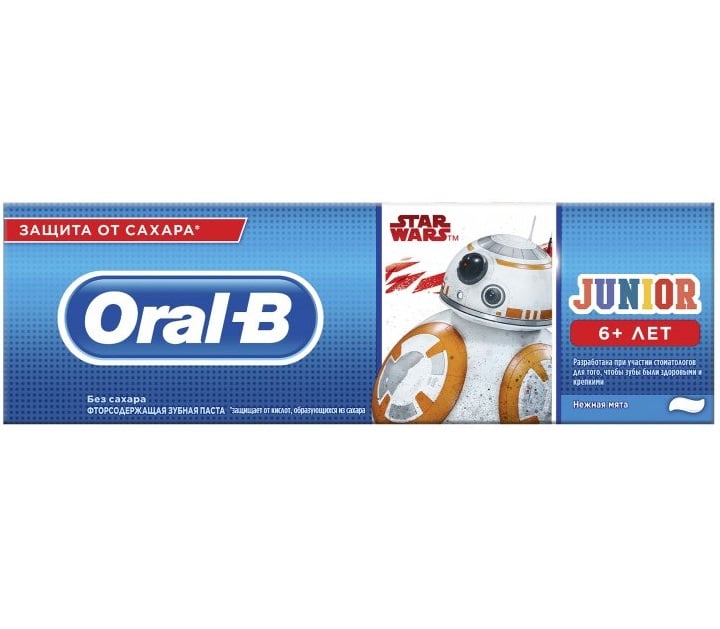 Зубная паста Oral-B Junior Star Wars, 75 мл - фото 3