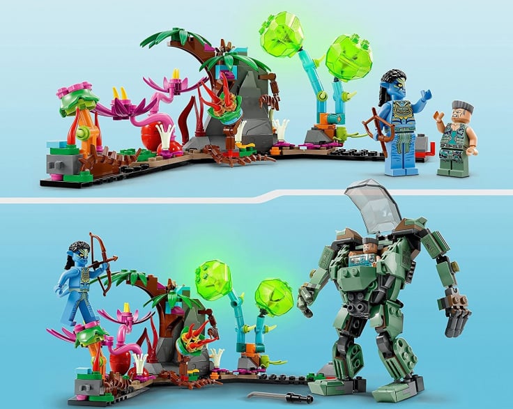 Конструктор LEGO Avatar Нейтірі та Танатор проти костюма AMP Куорича, 560 деталей (75571) - фото 4
