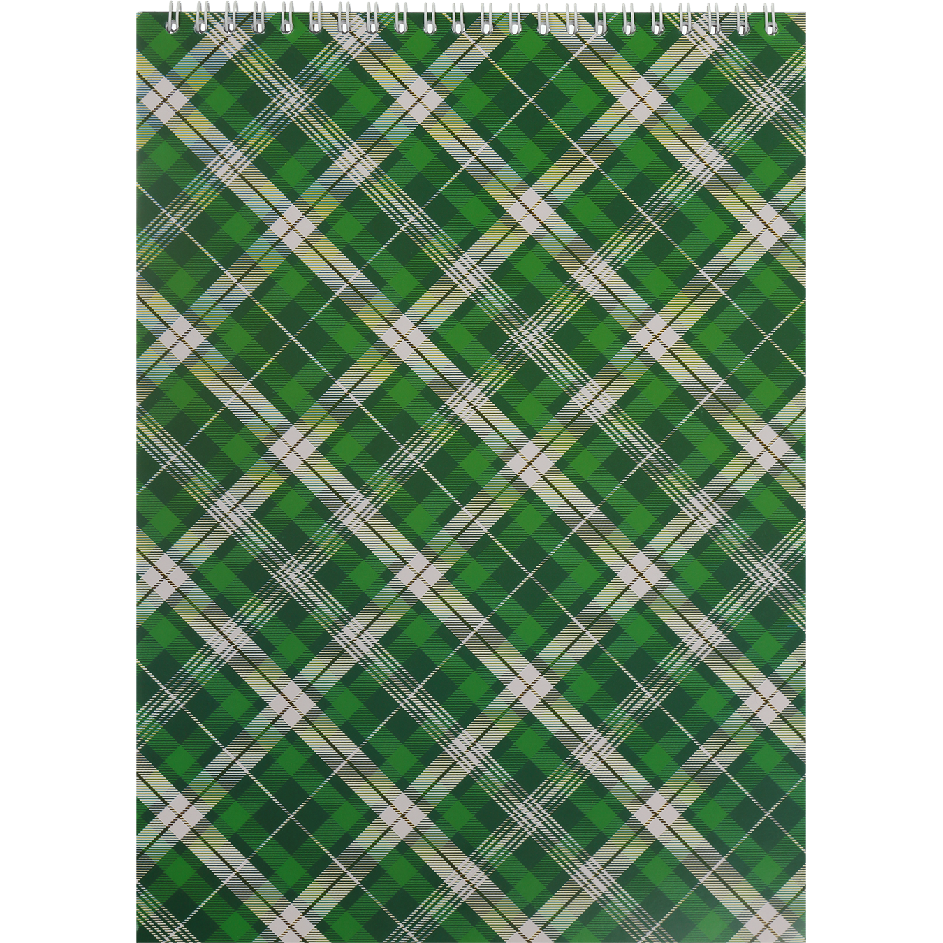 Блокнот на пружині Buromax Shotlandka А4, 48 аркушів зелений (BM.2460-04) - фото 1