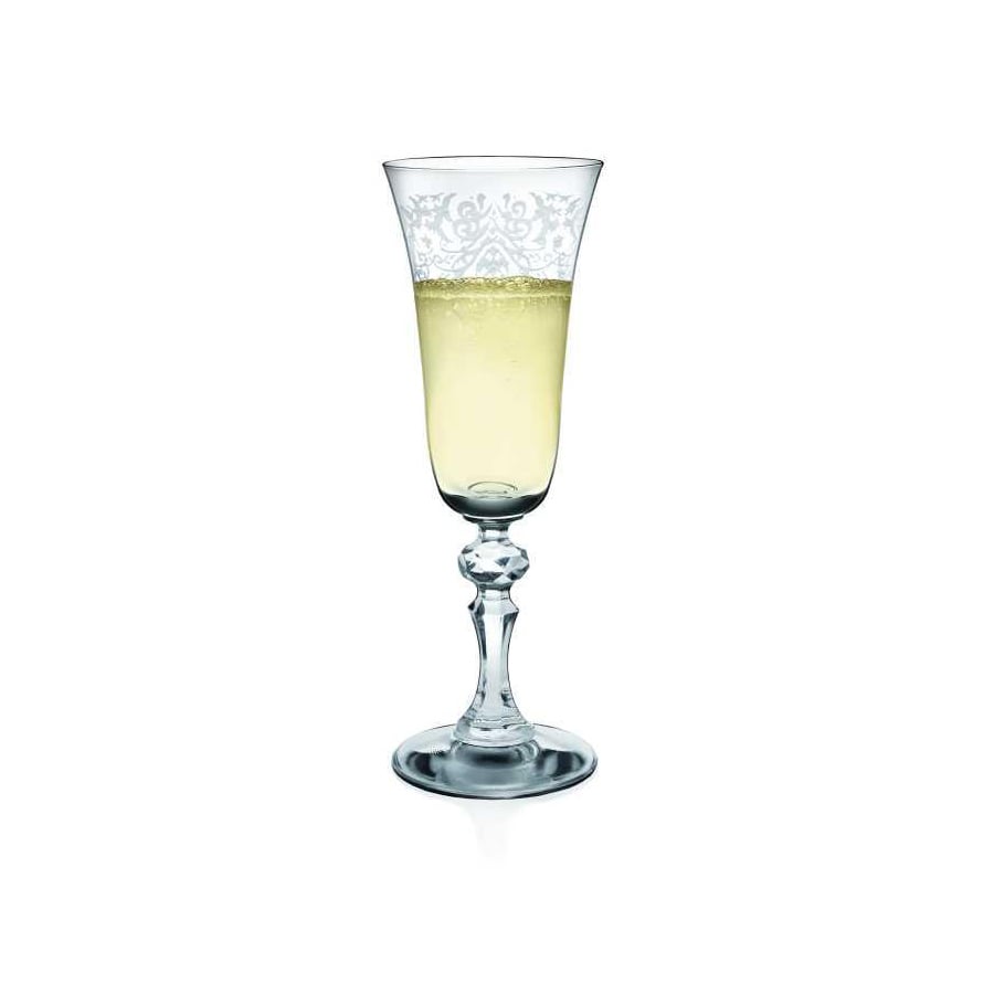 Набір келихів для шампанського Krosno Krista Deco, скло, 150 мл, 6 шт. (788272) - фото 2