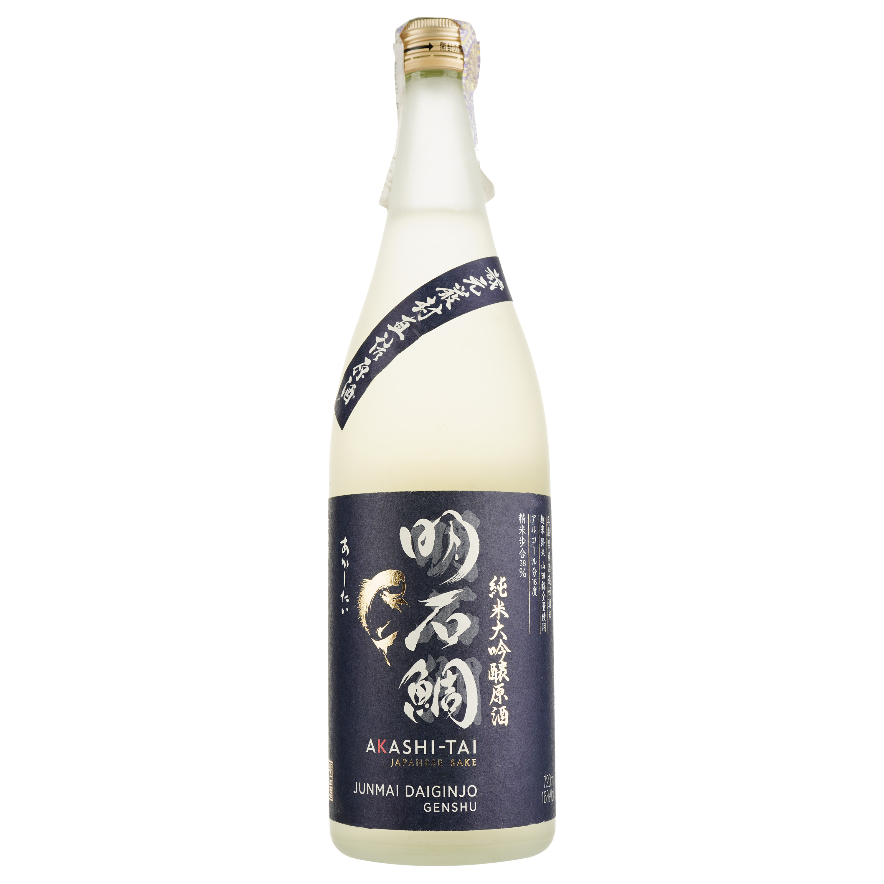 Саке Akashi Tai Junmai Daiginjo, 17%, 0,72 л - фото 1