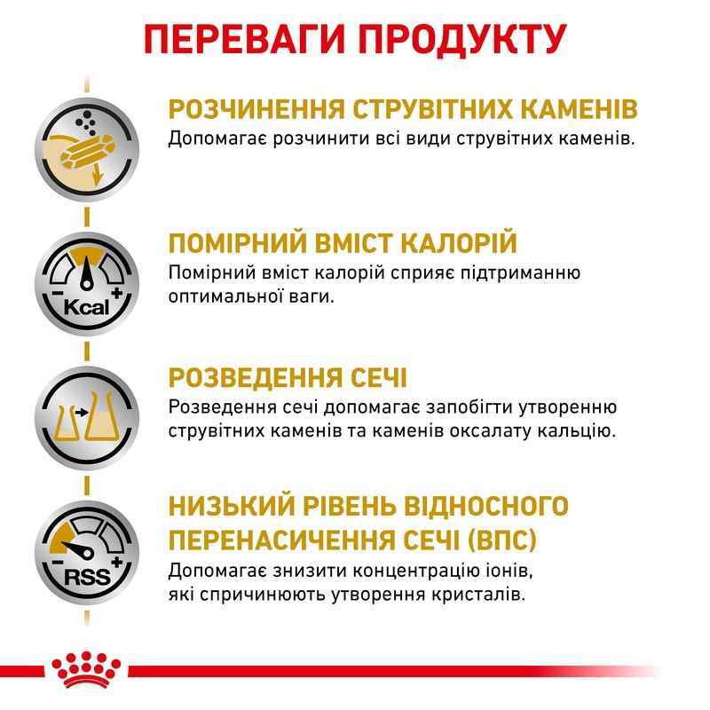 Влажный диетический корм Royal Canin Urinary S/O Moderate Calorie для собак склонных к набору лишнего веса при заболеваниях нижних мочевыводящих путей, 100 г (12770019) - фото 2