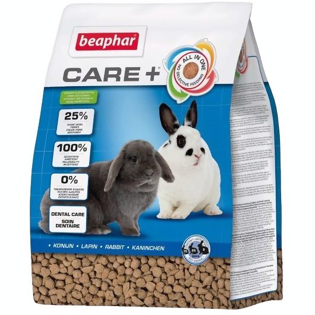 Полноценный корм Beaphar Care+ Rabbit супер-премиум класса для кроликов, 1,5 кг (18403) - фото 1