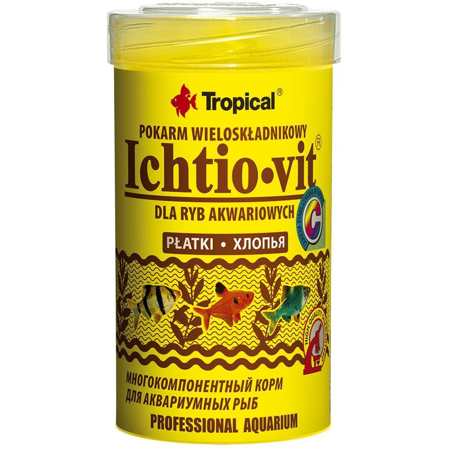 Корм для рыб Tropical Ichtio-Vit, в виде хлопьев, 20 г - фото 1