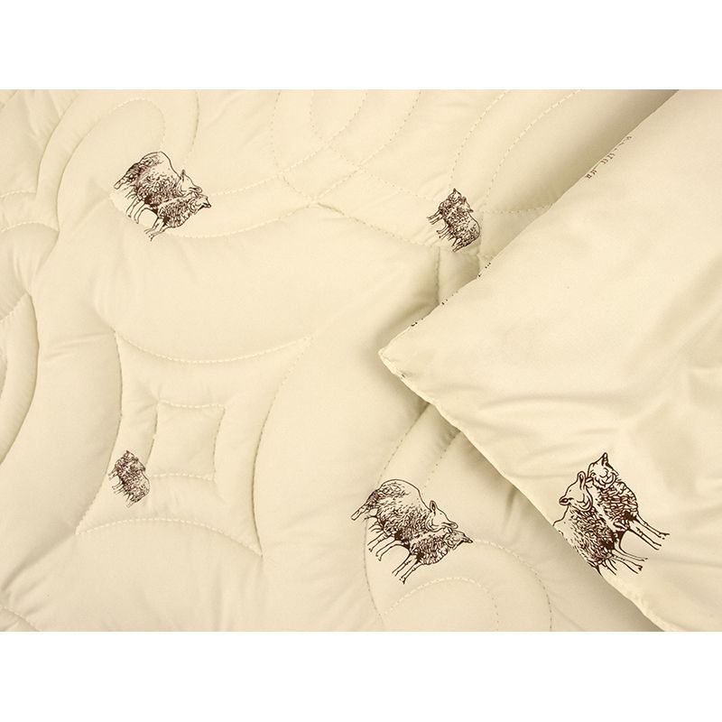 Одеяло Руно 105х140 см микрофайбер шерсть (320.52ШУ_Sheep) - фото 3