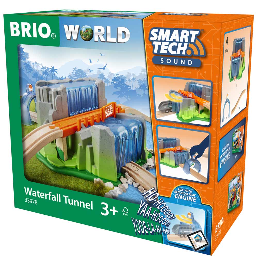 Тоннель с водопадом для железной дороги Brio Smart Tech (33978) - фото 1