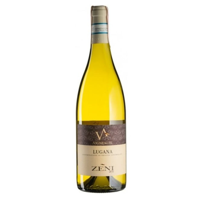 Вино Zeni Lugana Vigne Alte, белое, сухое, 0,75 л - фото 1