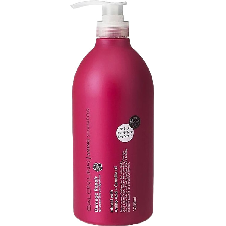 Відновлювальний шампунь для волосся Kumano Cosmetics Salon Link Amino Damage 1000 мл - фото 1
