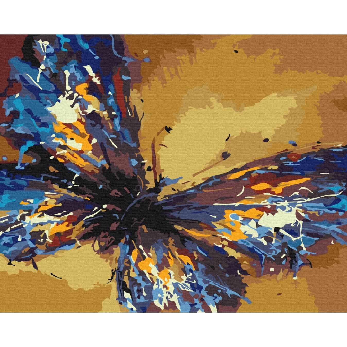 Картина по номерам Бабочка в деталях Brushme 40x50 см разноцветная 000277672 - фото 1
