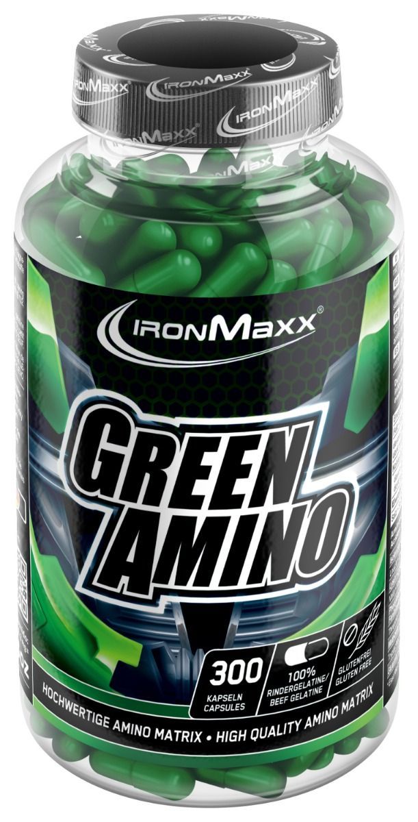 Аминокислотный комплекс IronMaxx Green Amino 550 капсул - фото 1
