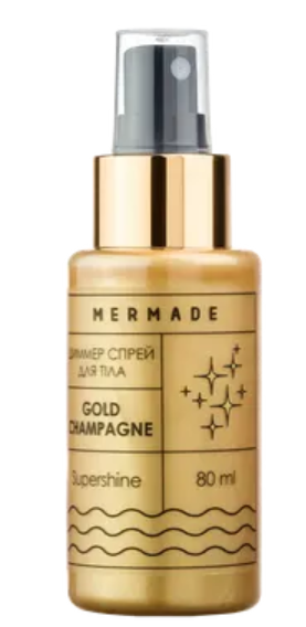 Шиммер-спрей для тіла Mermade Gold Champagne, 80 мл (MRS0003) - фото 1