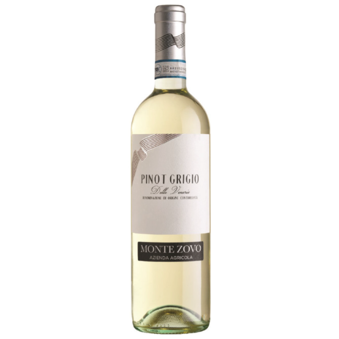 Вино Monte Zovo Pinot Grigio Veneto, белое, сухое, 12%, 0,75 л - фото 1