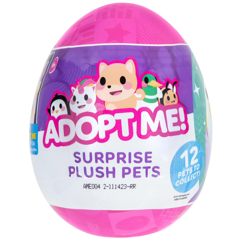 М’яка іграшка-сюрприз в яйці Adopt Me! S3 Кумедні звірятка в асортименті 1 шт. - фото 1