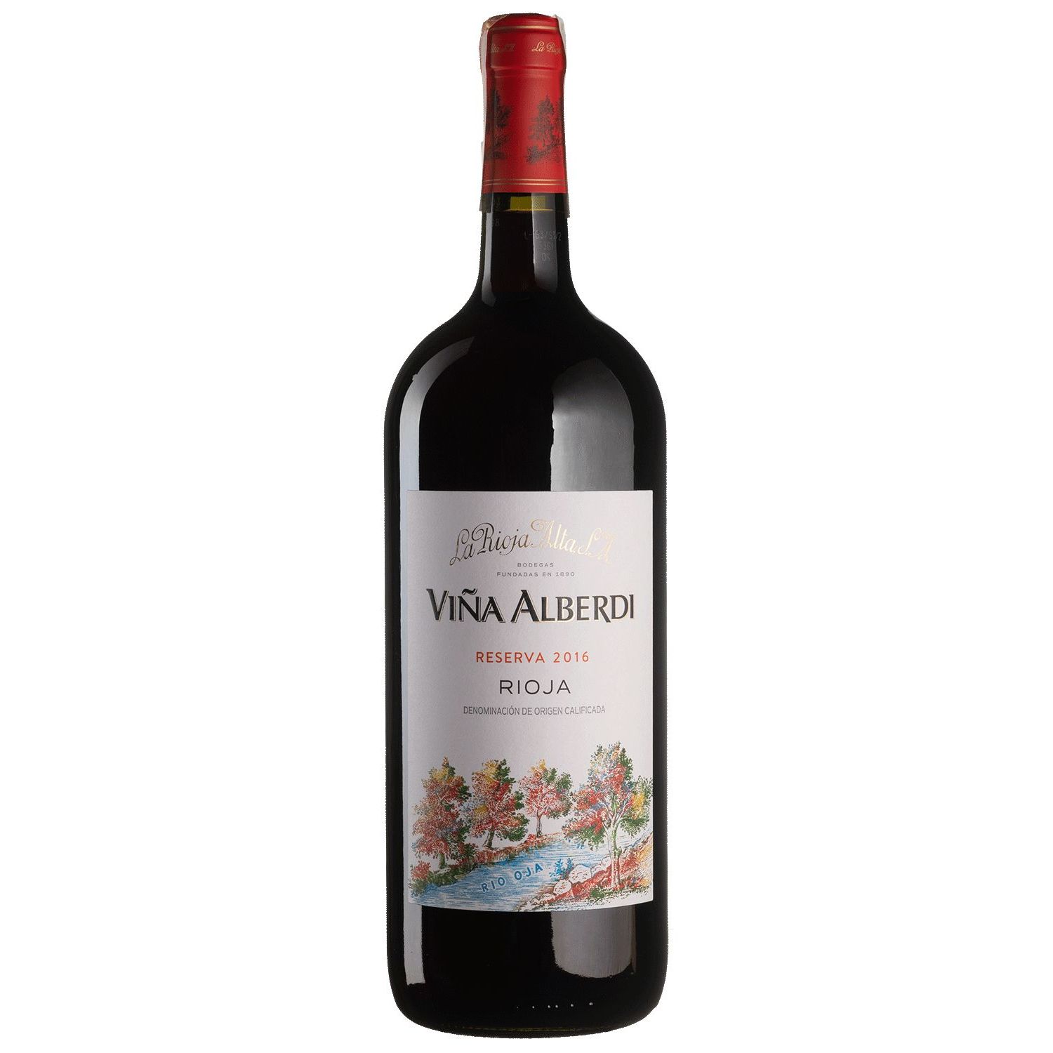 Вино La Rioja Alta Vina Alberdi Reserva 2018, червоне, сухе, 1,5 л - фото 1
