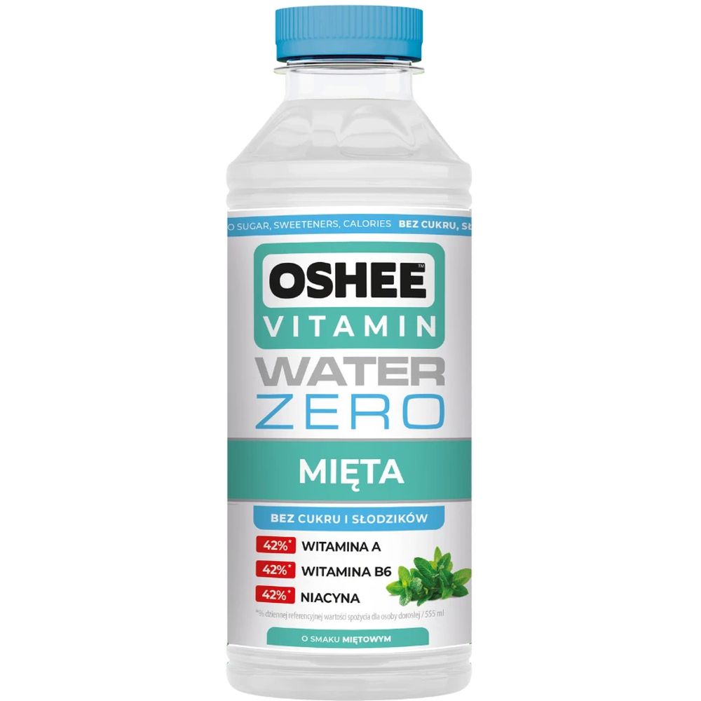 Напиток Oshee Vitamin Water Zero Mint 0.555 л - фото 1