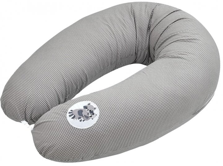 Подушка для вагітних та годування Papaella, 170х30 см, сірий (8-33266) - фото 1