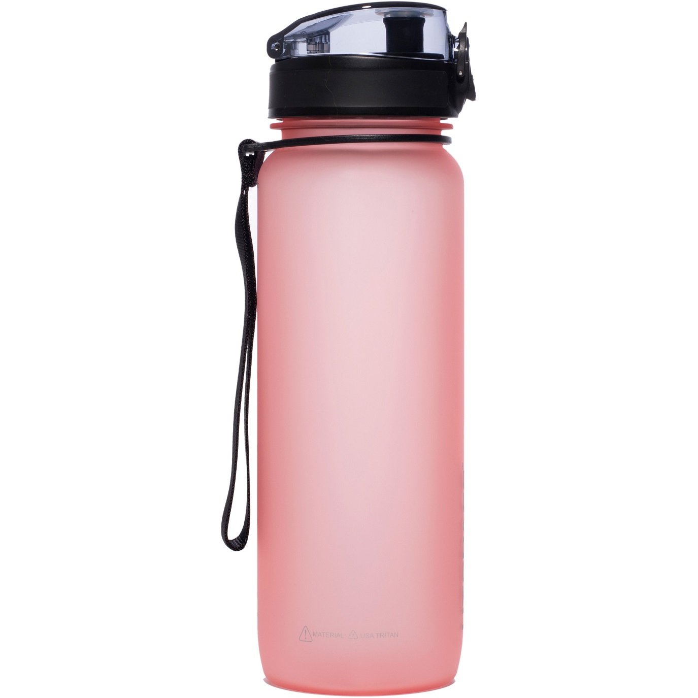 Бутылка для воды UZspace Colorful Frosted, 800 мл, кораллово-розовый (3053) - фото 2