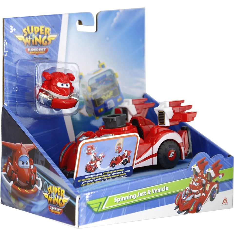 Игровой набор Super Wings Spinning Vehicle Джетт (EU770310) - фото 3