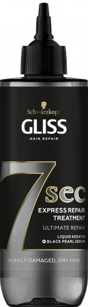 Экспресс-маска Gliss Ultimate Repair 7 секунд, для сильно поврежденных и сухих волос, 200 мл - фото 1