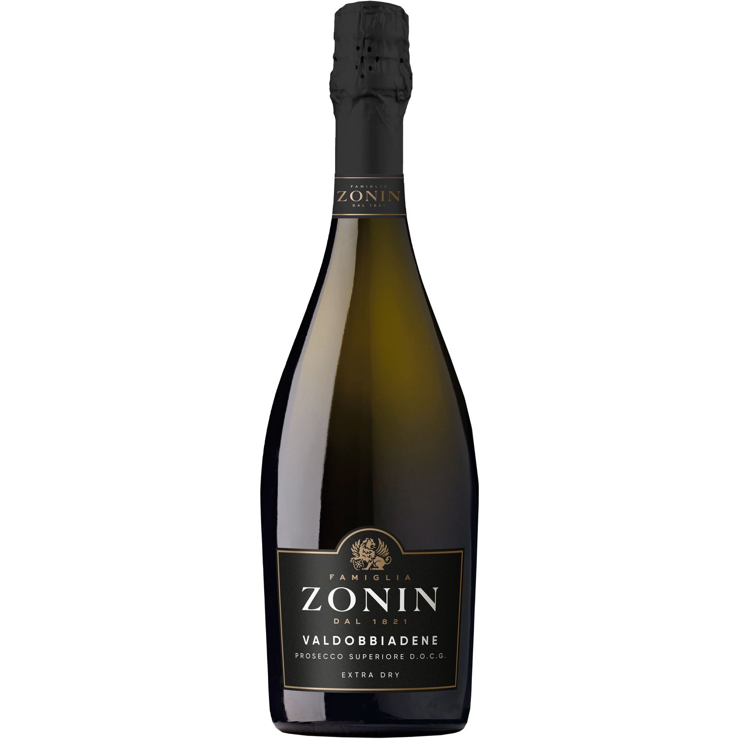 Вино игристое Zonin Prosecco Prestige 1821 Superiore Valdobbiadene, белое, экстра сухое, 11,5%, 0,75 л - фото 1