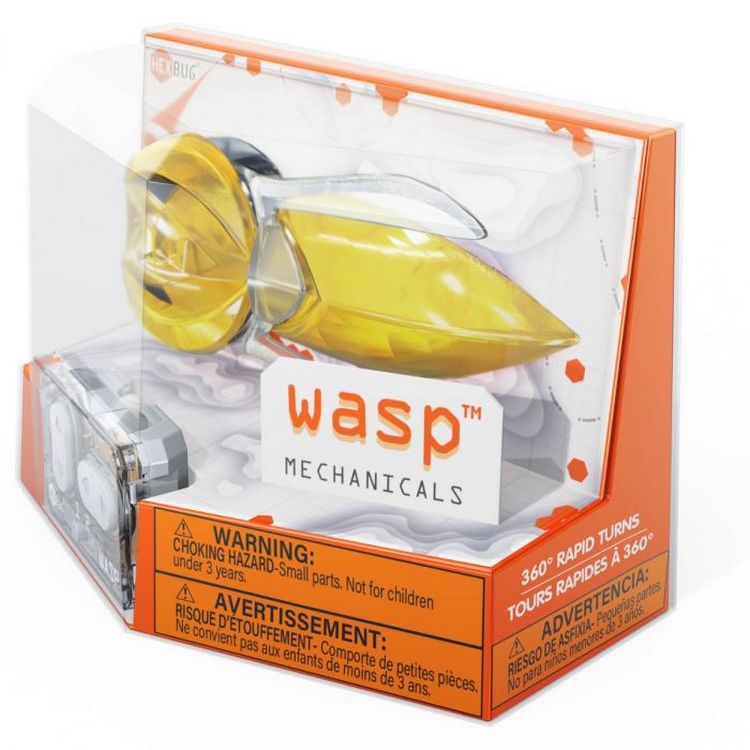 Нано-робот Hexbug Wasp на ИК-управлении, желтый (409-7677_yellow) - фото 6