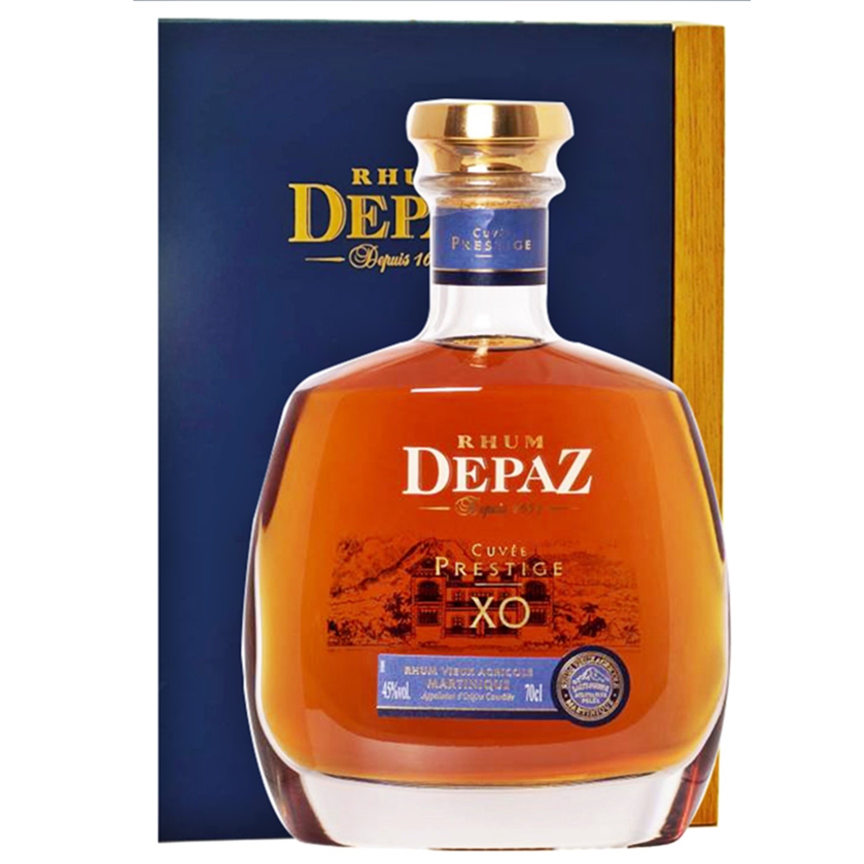 Ром Depaz Cuvee Prestige XO, 45%, 0.7 л - фото 1